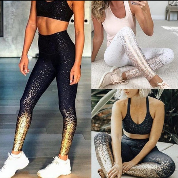 Women High Waist Fitness Leggings Scrunch Trousers